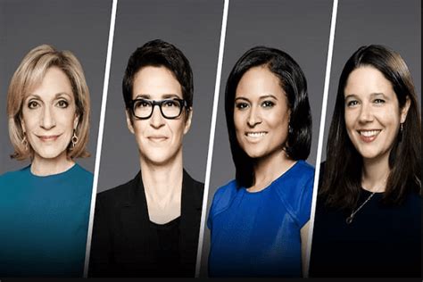 List of Top MSNBC News Female Anchors 2022 .